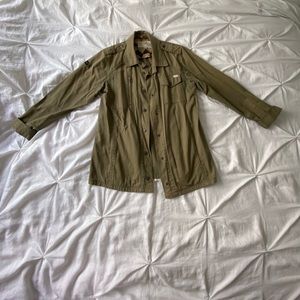 RVCA Green Military Jacket